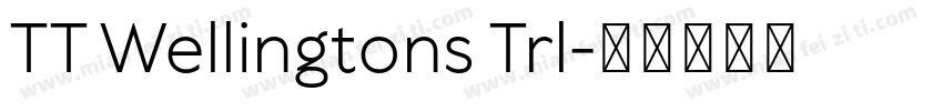 TT Wellingtons Trl字体转换